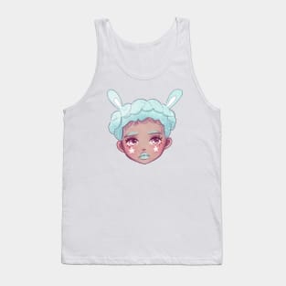 Bunny Girl Aqua Tank Top